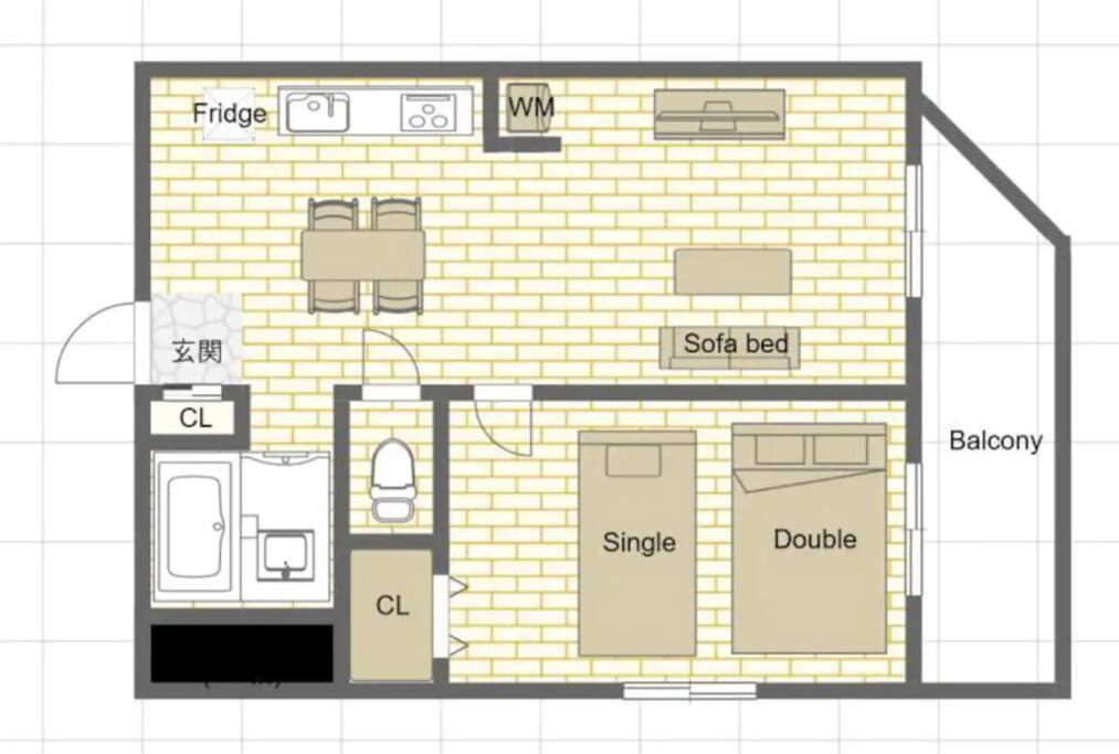 Shinkoiwa Sta 5min!  Free Wi-fi! Max 5 People. Appartement Tōkyō